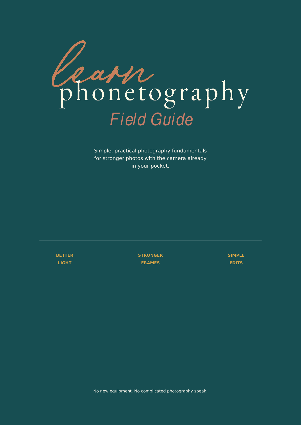 Learn Phonetography Field Guide cover